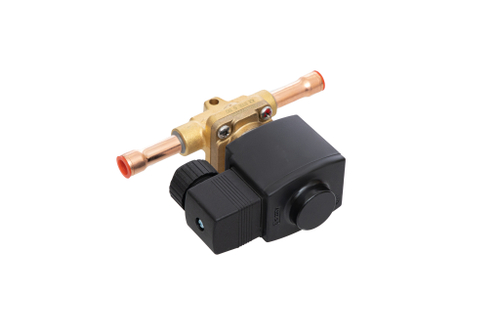 Ридан EVR 6 032L1295R — Клапан электромагнитный переменного тока НО, DN6, присоединительные патрубки 10 мм, под пайку ODF