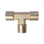 WDK-23PFB Фитинг T - образный, резъба 1/4" PT, F-F-F (внутренний), латунь