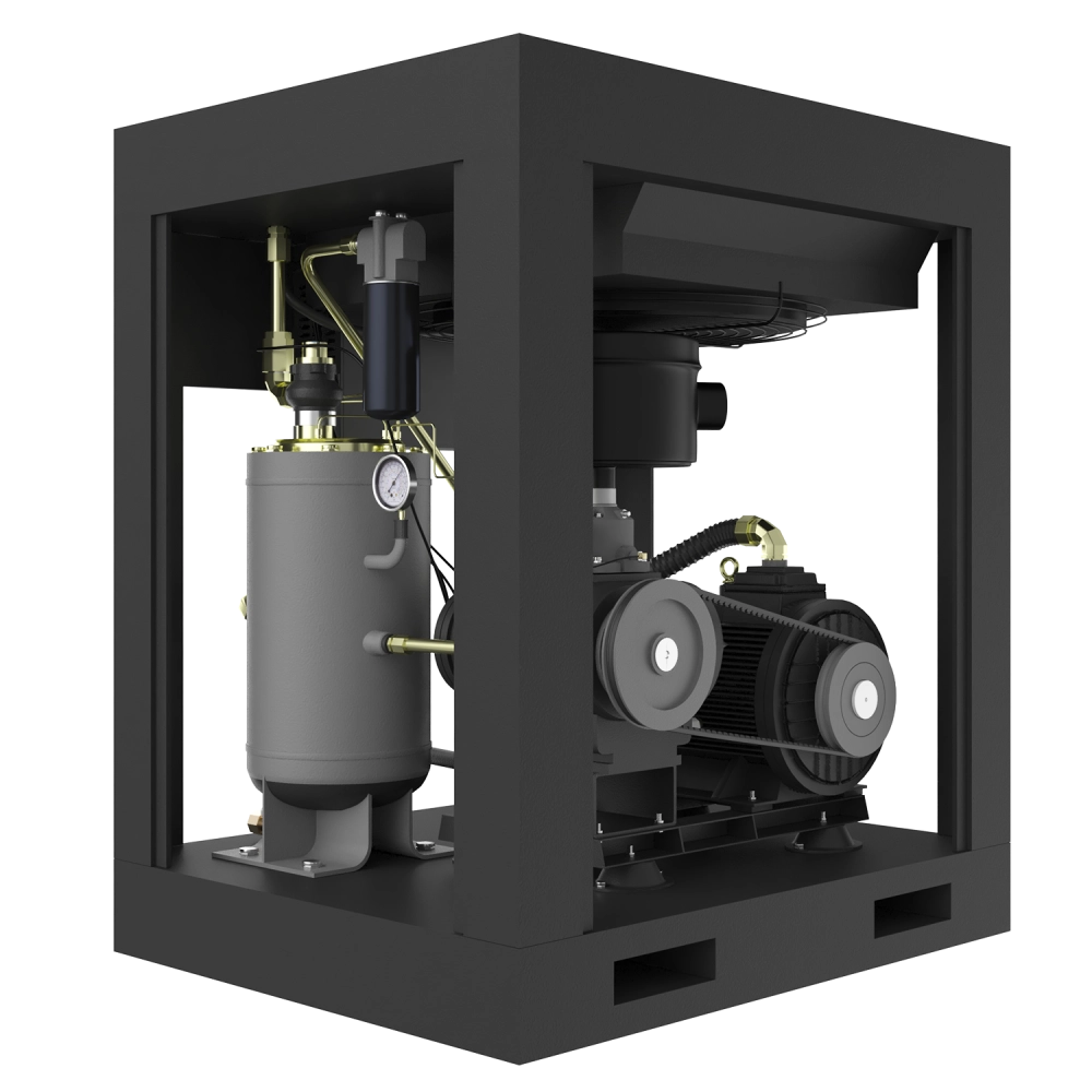 HRS-942100 Винтовой компрессор с ременным приводом Harrison: 2100 л/мин, 10 бар, 15 кВт