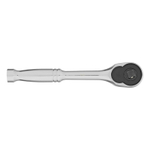 Ключ-трещотка 1/4", CrV, 120 зубьев, цельнометаллический, хром Gross