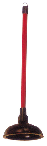 Вантуз для удаления засоров "Классик", пластиковая ручка 53,3 см