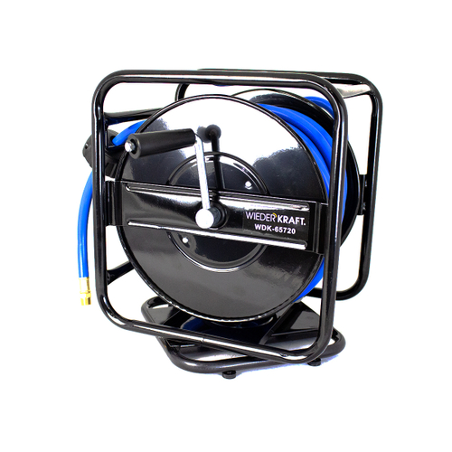 WDK-65720 Катушка ручная с пневмошлангом и БРС 10х14 мм, 20 м