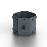 Держатель трубы (на кирпич) МЕТАЛЛ ПРОФИЛЬ Foramina Freeze D100 Grey