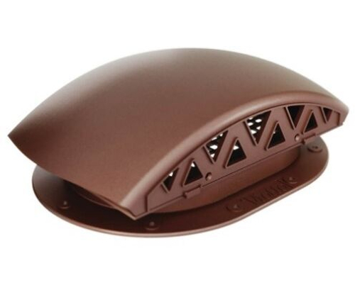 Вентилятор подкровельного пространства для готовой мягкой и фальцевой кровли, черепаха 352/250/115 шоколад RAL 8017