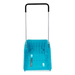 Скрепер-волокуша для уборки снега, полипропилен, колеса, 595х715х1445мм, рукоятка с ПВХ, LUXE Palisad