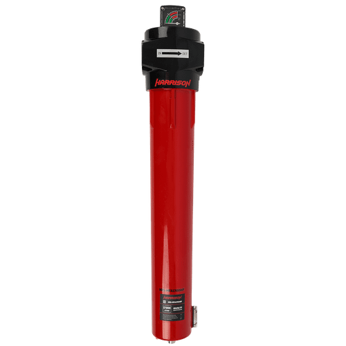 HRS-MFD17000IF Фильтр магистральный 0,01 мкм с дифференциальным манометром, 17000 л/мин, 12 бар, G 2", остаточное содержание масла: 0,001 мг/м3