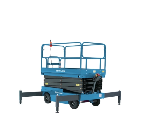 Подъемник самоходный электрический ножничный ведомый SKYER SPF1105