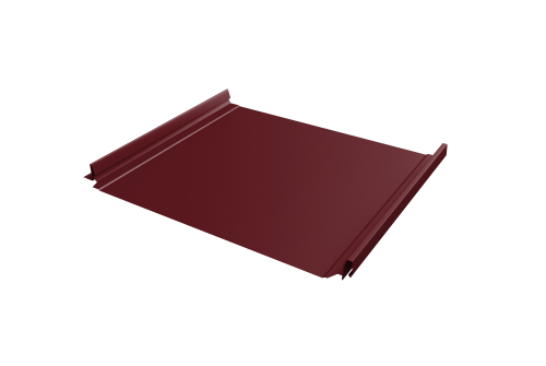 Кликфальц Pro Grand Line 0,5 Satin с пленкой на замках RAL 3005 красное вино