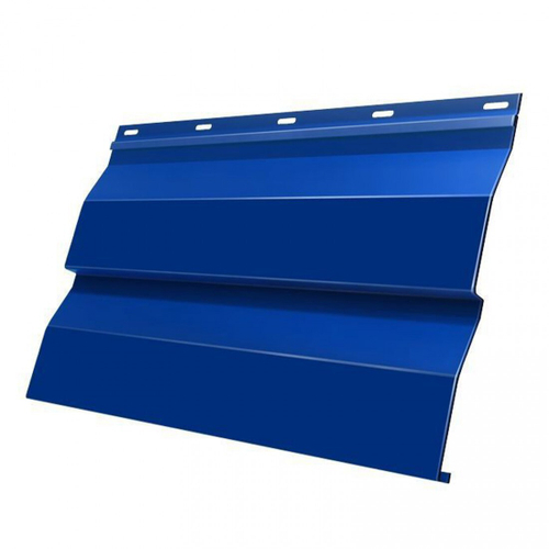 Сайдинг металлический СП Корабельная доска Ral 5005 сигнальный синий 0,45 мм 14х239(267)х6000 мм, м2