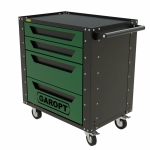 Gt4.green Тележка инструментальная Garopt 4 ящика ЗЕЛЕНАЯ, Серия "Low-cost"
