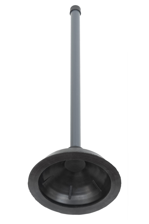 Вантуз КРОКОЧИСТ для удаления засоров усиленный, чаша 16 см., пластиковая ручка 50 см.