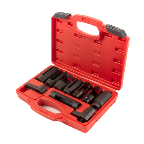 WDK-214250 Набор головок для кислородных датчиков (замены лямбда зондов) 10 предметов