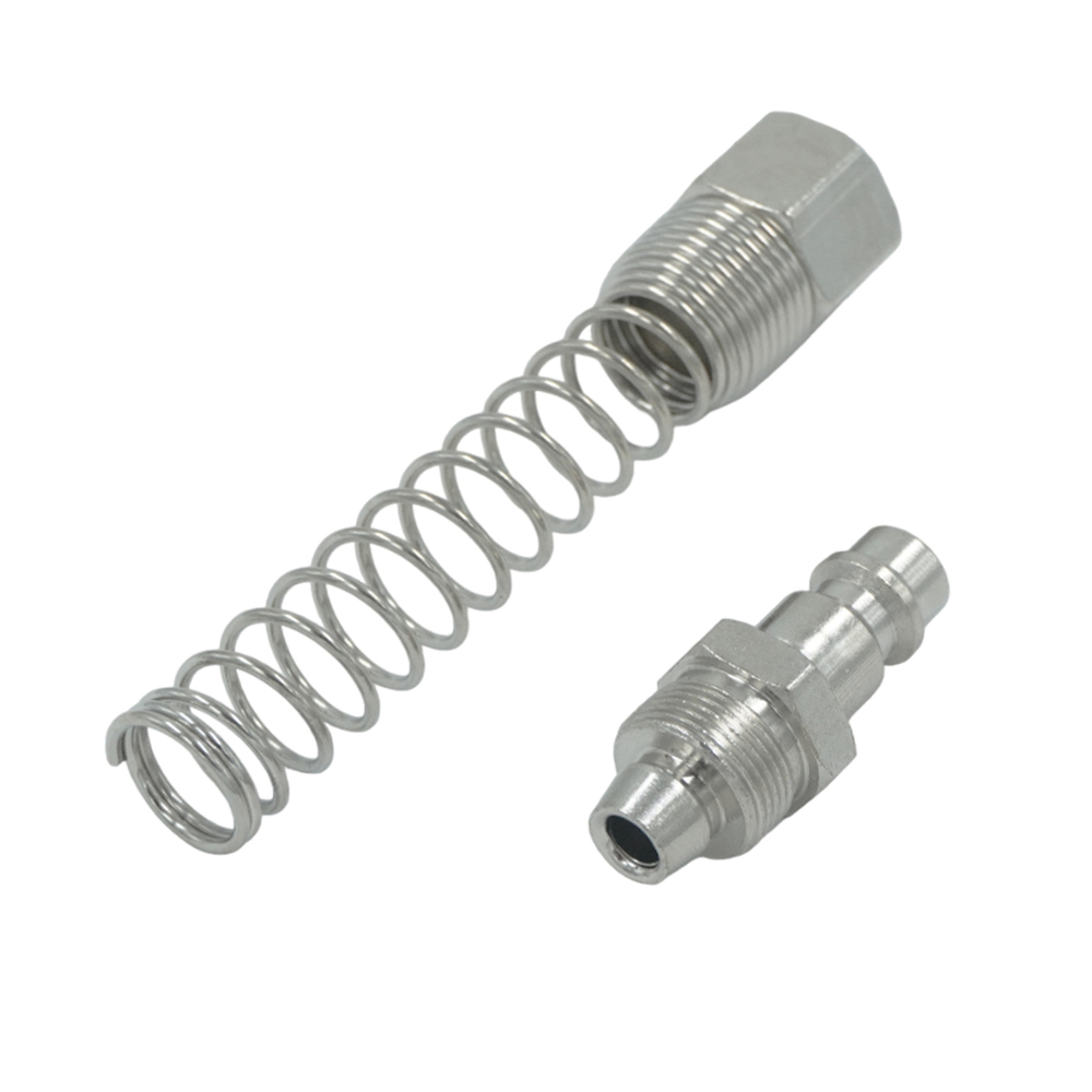 OPT-740PPS Штуцер быстроразъемного соединения пневматического с пружинкой, резьба  1/2"