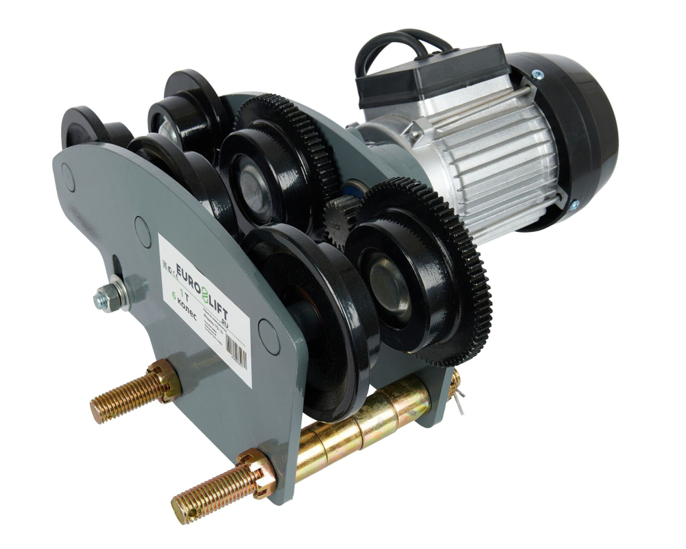 Каретка приводная электрическая TD-10, (6-колес), г/п 1.0 тн