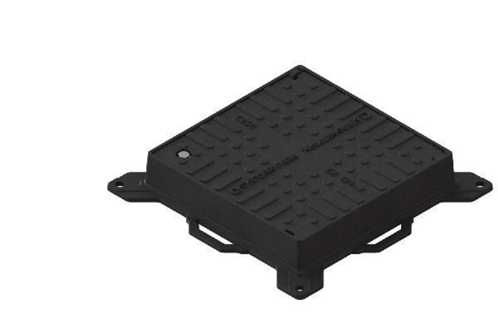 Люк чугунный квадратный класса С250 500х500