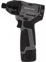 DBE-7361CKIT Винтоверт аккумуляторный DeBever бесщеточный, ударный, шестигранник 1/4", 140Nm, 12В, 1.5 Ач в наборе с аккумулятором и зарядным устройством