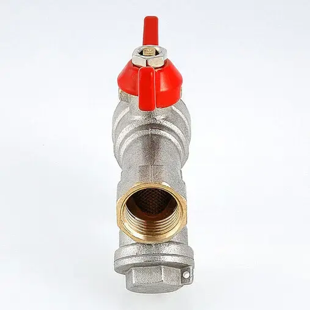 Кран шаровый с фильтром ½"в x ½"в Valtec Combi VT.293.N.04