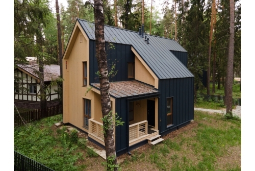 Кликфальц Line Grand Line 0,5 Satin Matt с пленкой на замках RAL 7024 мокрый асфальт