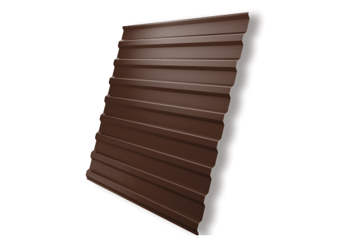 Профнастил C20B 0,5 Satin Matt RAL 8017 шоколад