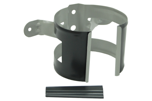 Кронштейн трубы на дерево Optima 90мм RAL 7024 мокрый асфальт