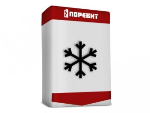 Клей для газобетонных и силикатных блоков М-150, 25кг, зимний - 25 ПОРЕВИТ