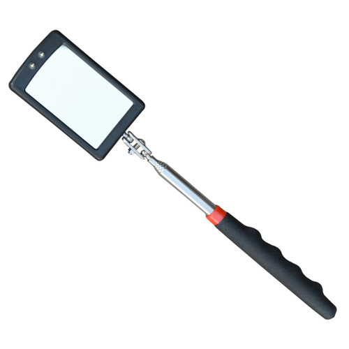 WDK-65451 Смотровое зеркало на телескопической рукоятке с подсветкой, 290-870 мм