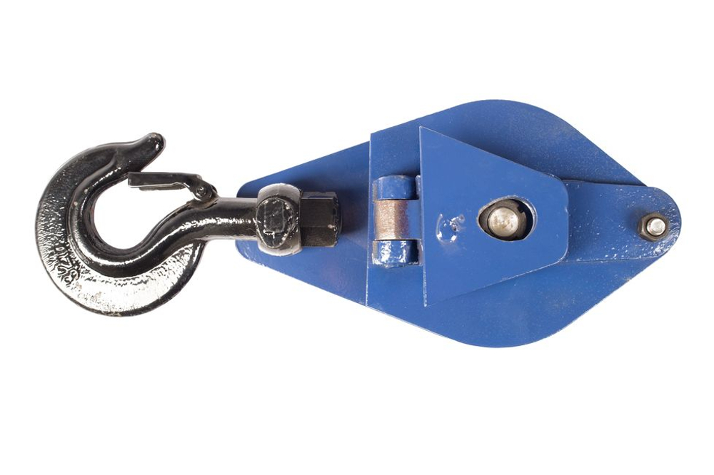 Блок монтажный однорольный с крюком TOR 3,2 т с откидной щекой