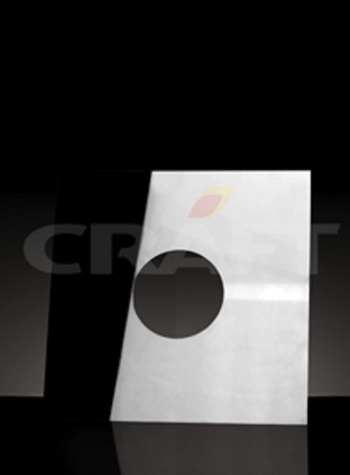 Разделка Craft потолочная декоративная нерж. (304/0,5 мм), 400*266, с отв. ф350, двухсоставная