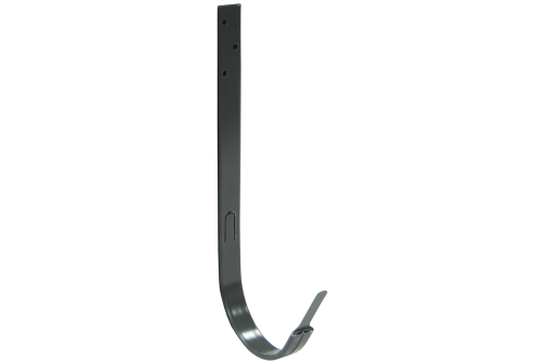 Крюк длинный Optima 125мм RAL 7024 мокрый асфальт