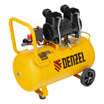 Компрессор безмасл. малошумный DLP-1500/50, 1,5 кВт,50 л, 2850 об/мин, 250 л/мин Denzel