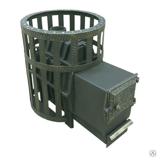 Печь для бани Березка Воевода 15 ДТ-3 чугунная сетка