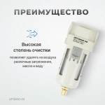 AF3000-03 Фильтр-масловлагоотделитель 3/8"