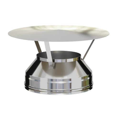 Оголовок Craft нержавеющий (310/0,8/304/0,5) ф120/220 с ветрозащитой