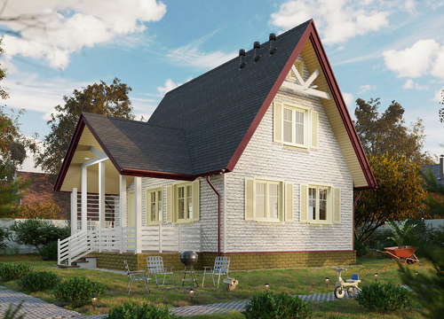 Кронштейн желоба металлический Standard, красный