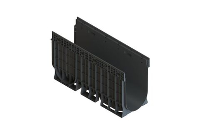 Лоток водоотводный пластиковый PolyMax Basic DN300 h560