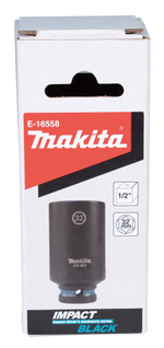 Ударная торцовая головка Impact Black 1/2, 32x81,5 мм Makita E-16558