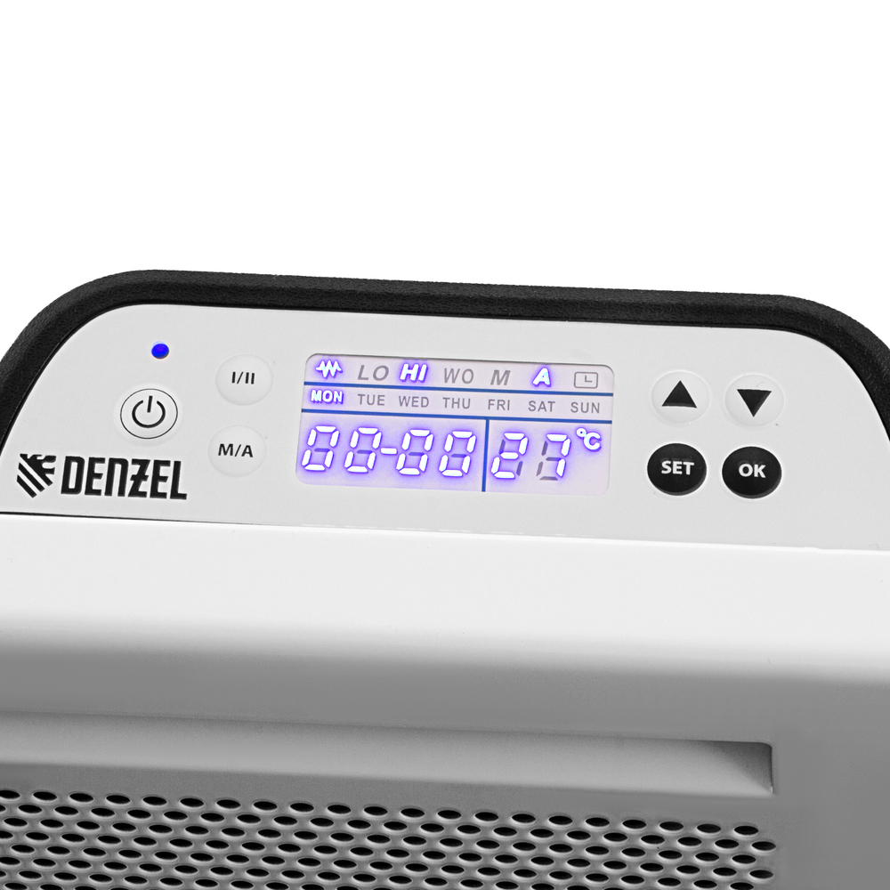 Конвектор гибридный электрический HybridX-2000, ИК нагреватель, цифровой термостат Denzel