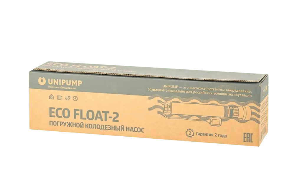 Насос погружной колодезный ECO FLOAT 1 с поплавковым выключателем