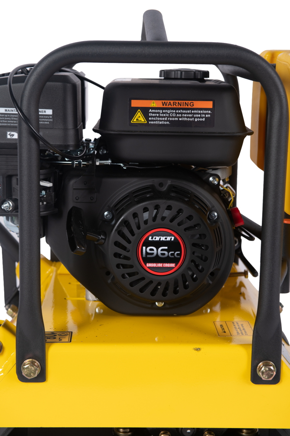 Виброплита 90 кг, 16кН (Loncin) бак, коврик, колесный комплект TOR C-90*