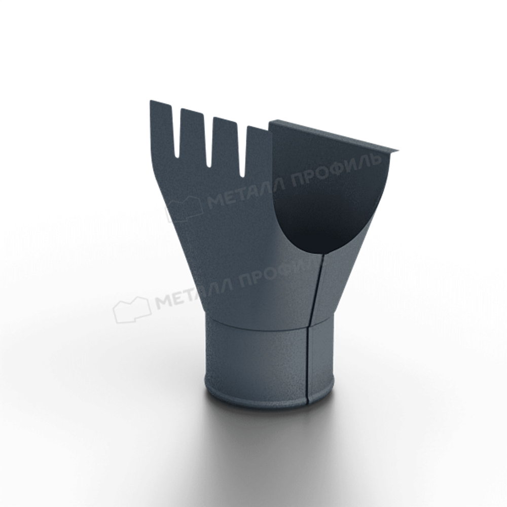Воронка выпускная МЕТАЛЛ ПРОФИЛЬ Foramina Freeze D125/100 Grey