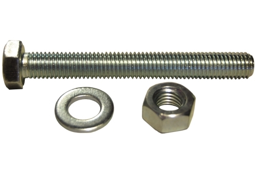 Крепление болт М12х100, шайба,гайка к винтовой опоре с фланцем