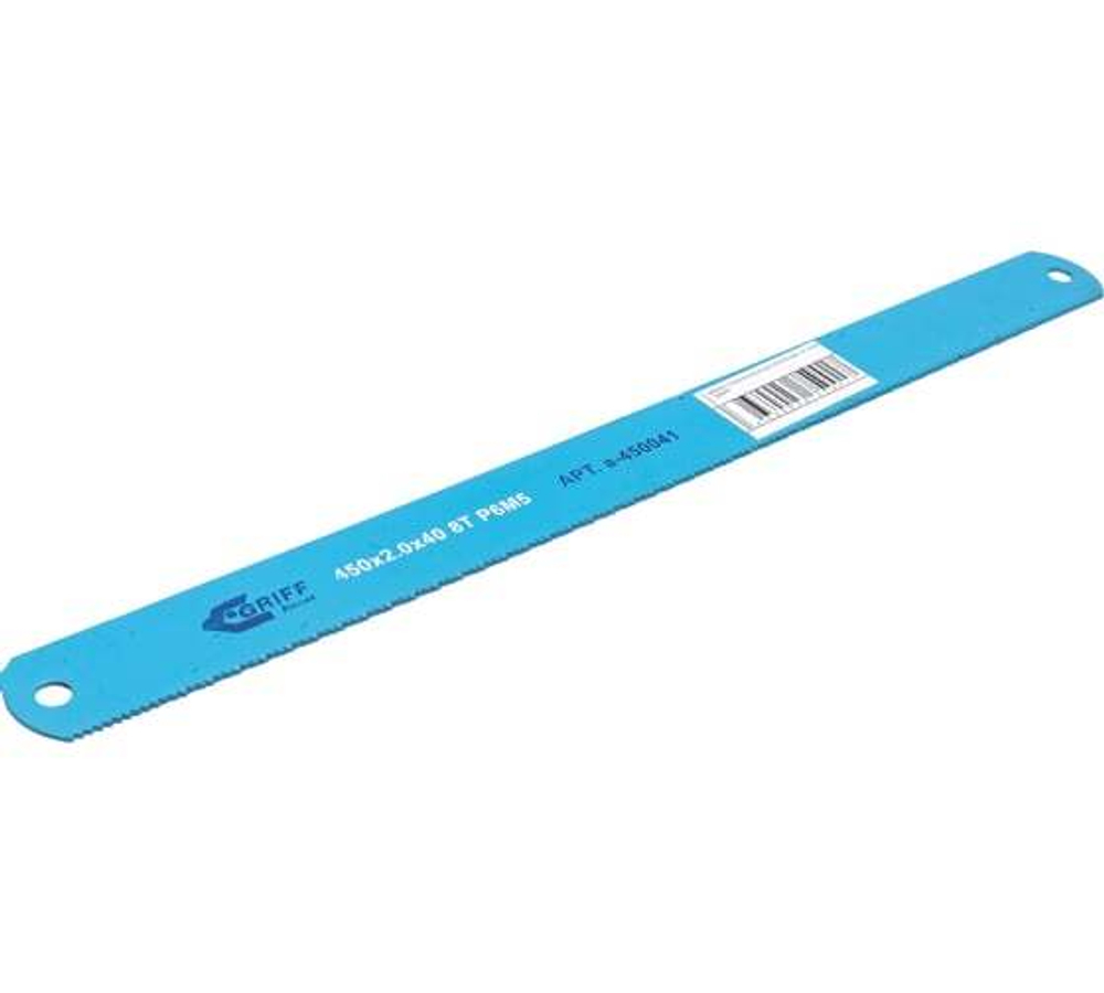 Полотно машинное (500х40х2 мм; 8T; Р6М5) GRIFF a450051