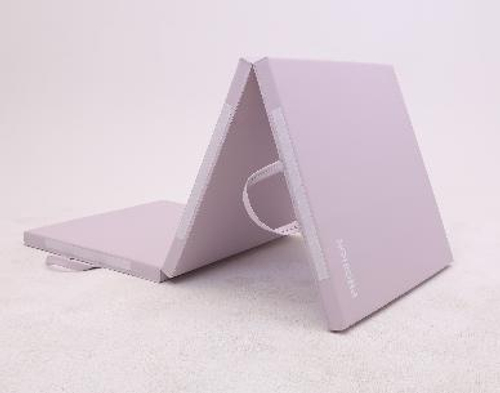 Мат спортивный 183х61х4 см, 3 сложения, розовый ProIron от ГЕЛЕОС