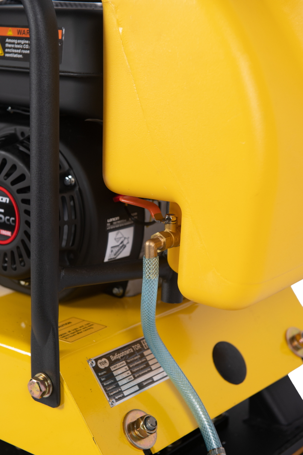 Виброплита 90 кг, 16кН (Loncin) бак, коврик, колесный комплект TOR C-90*