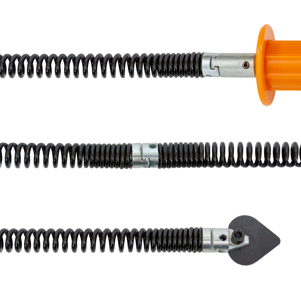 КРОКОЧИСТ Набор для прочистки канализации до 110мм 15 метров. 51315-16-15Н