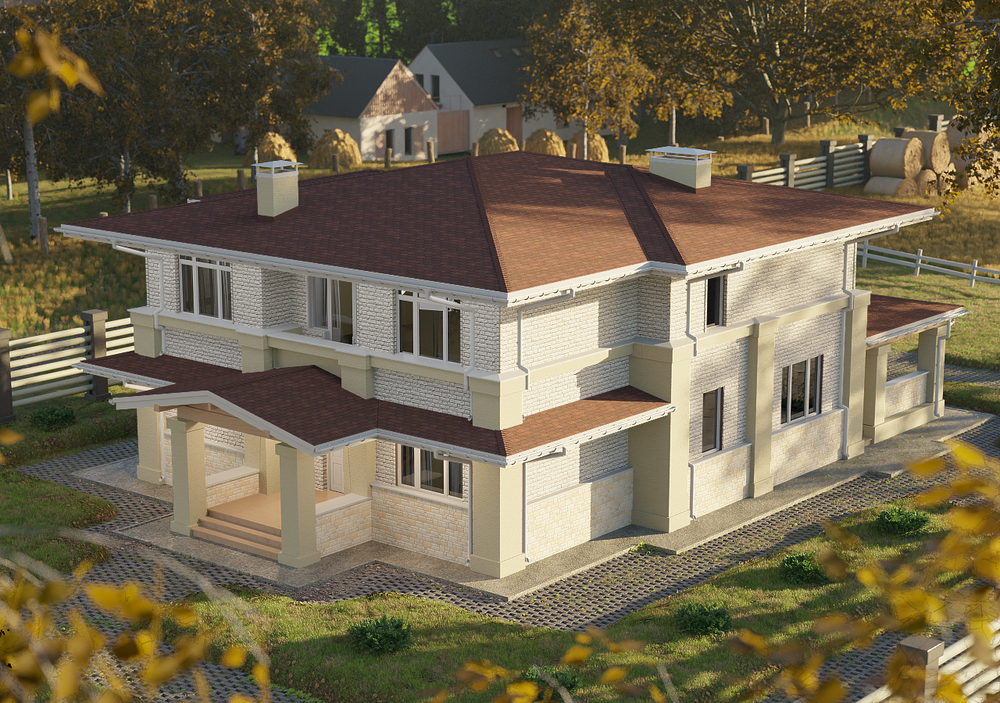 Сайдинг LUX под камень, Bergart, кокос