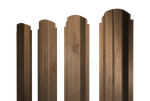 Штакетник П-образный А фигурный 0,45 Print Premium Pine Wood Fresh