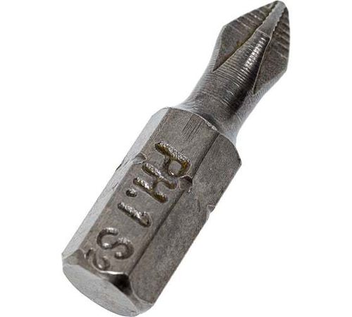 Биты для отвертки PH1х25мм, 1/4 Hex, S2, 10 шт. GRIFF 030393