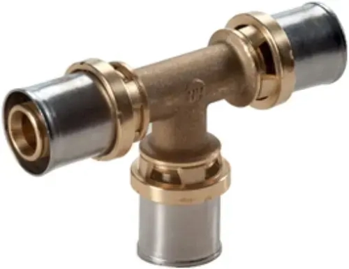 Тройник пресс соединительный 20мм x 20мм x 20мм Giacomini RM150Y007