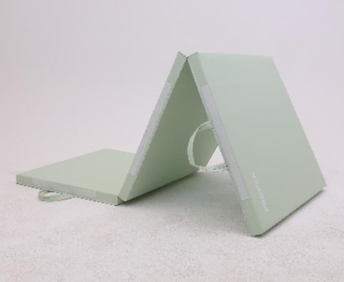 Мат спортивный 183х61х4 см, 3 сложения, зеленый ProIron от ГЕЛЕОС